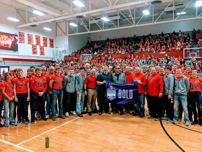 2019-2020 MN Football Community of the Year BOLD Header 2019-2020 MN Football Community of the Year BOLD
