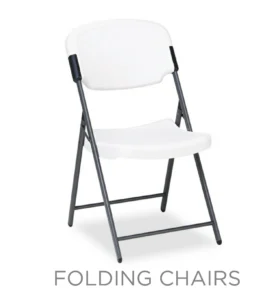 Folding Chairs - Preparing for the Holidays