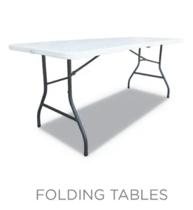 Folding Table- Preparing for the Holidays