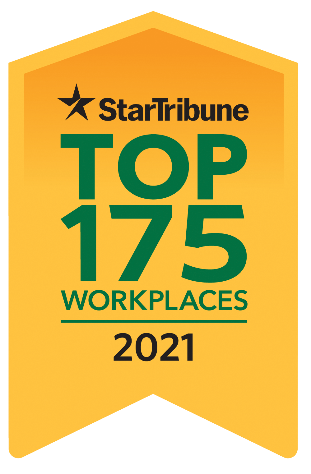 Star Tribune 2021 Top Workplace Logo