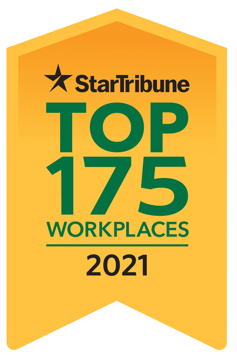 Star Tribune 2021 Top Workplace Logo