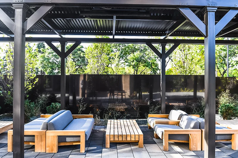 The E Outdoor Lounge Area Outdoor Lounge Area