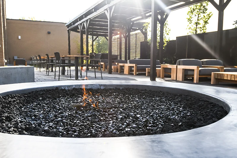 The E Outdoor Fireplace Outdoor Fireplace