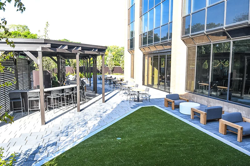 The E Outdoor Area The E Outdoor Area