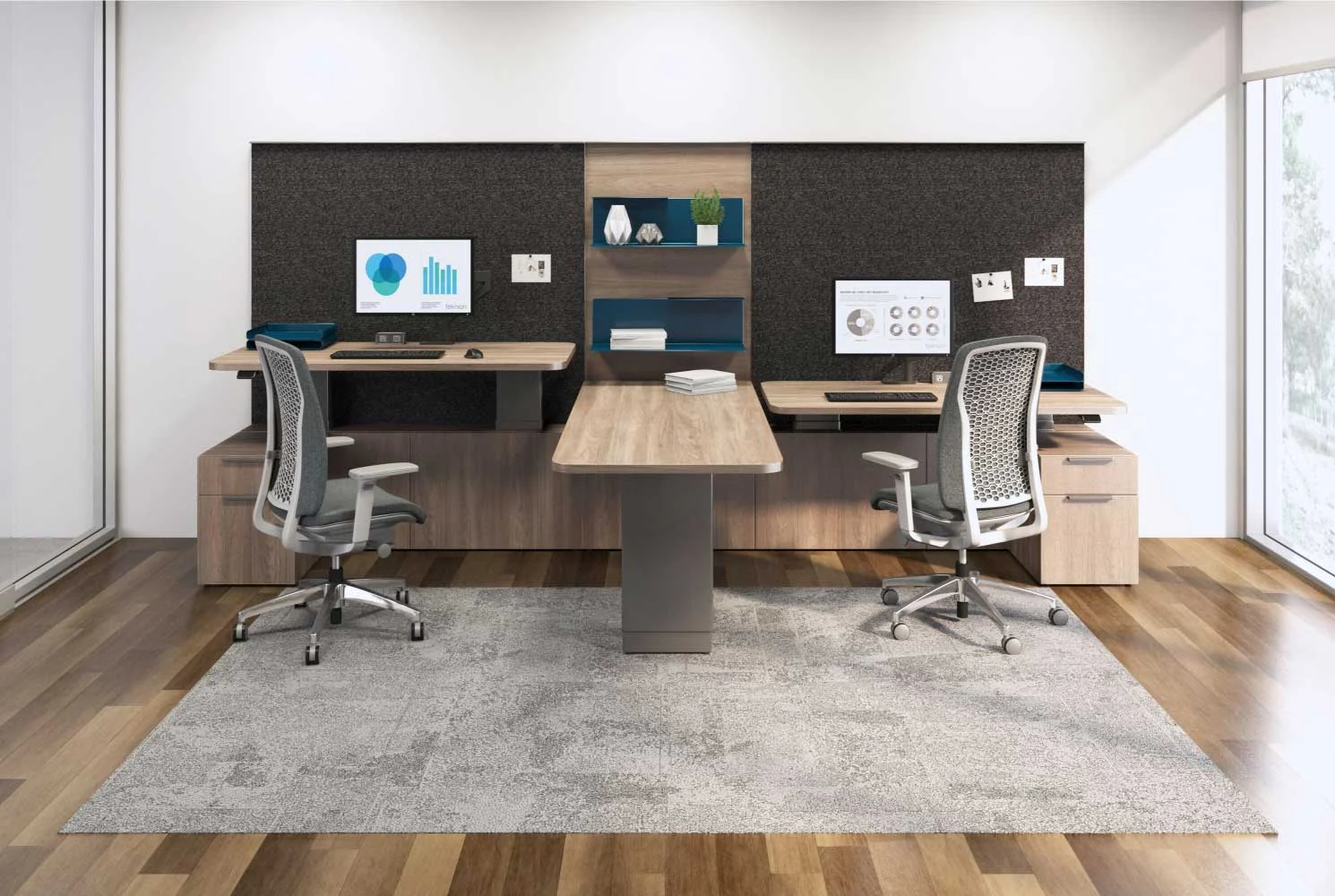 Teknion Expansion Dual Workspace