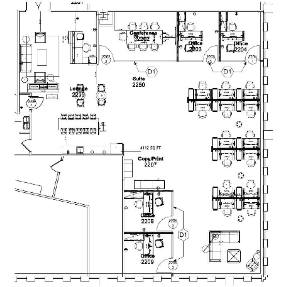 11 Stanwix 22nd Floor Plans