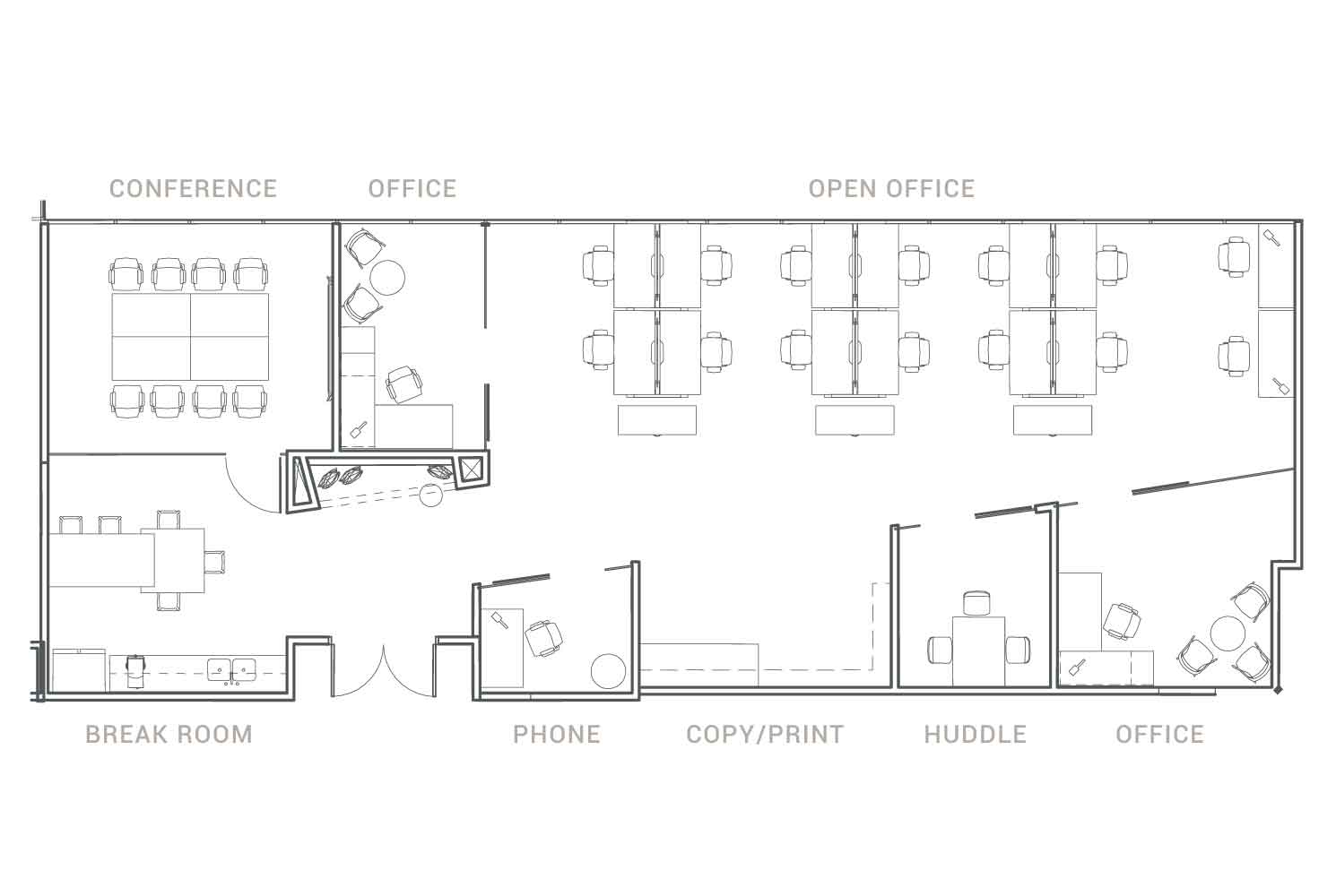 Forum 900 Suite 440 Floor Plans