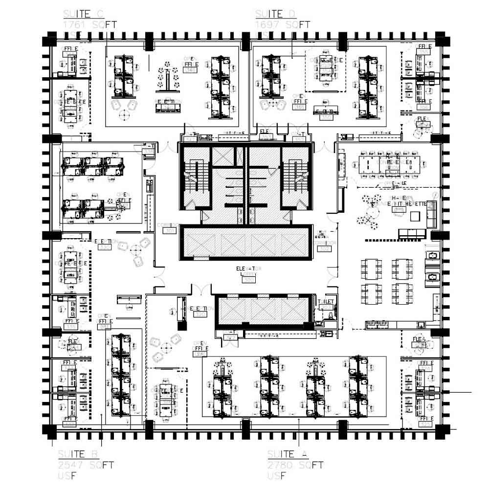 Wells Fargo Plaza 3rd Floor Plans