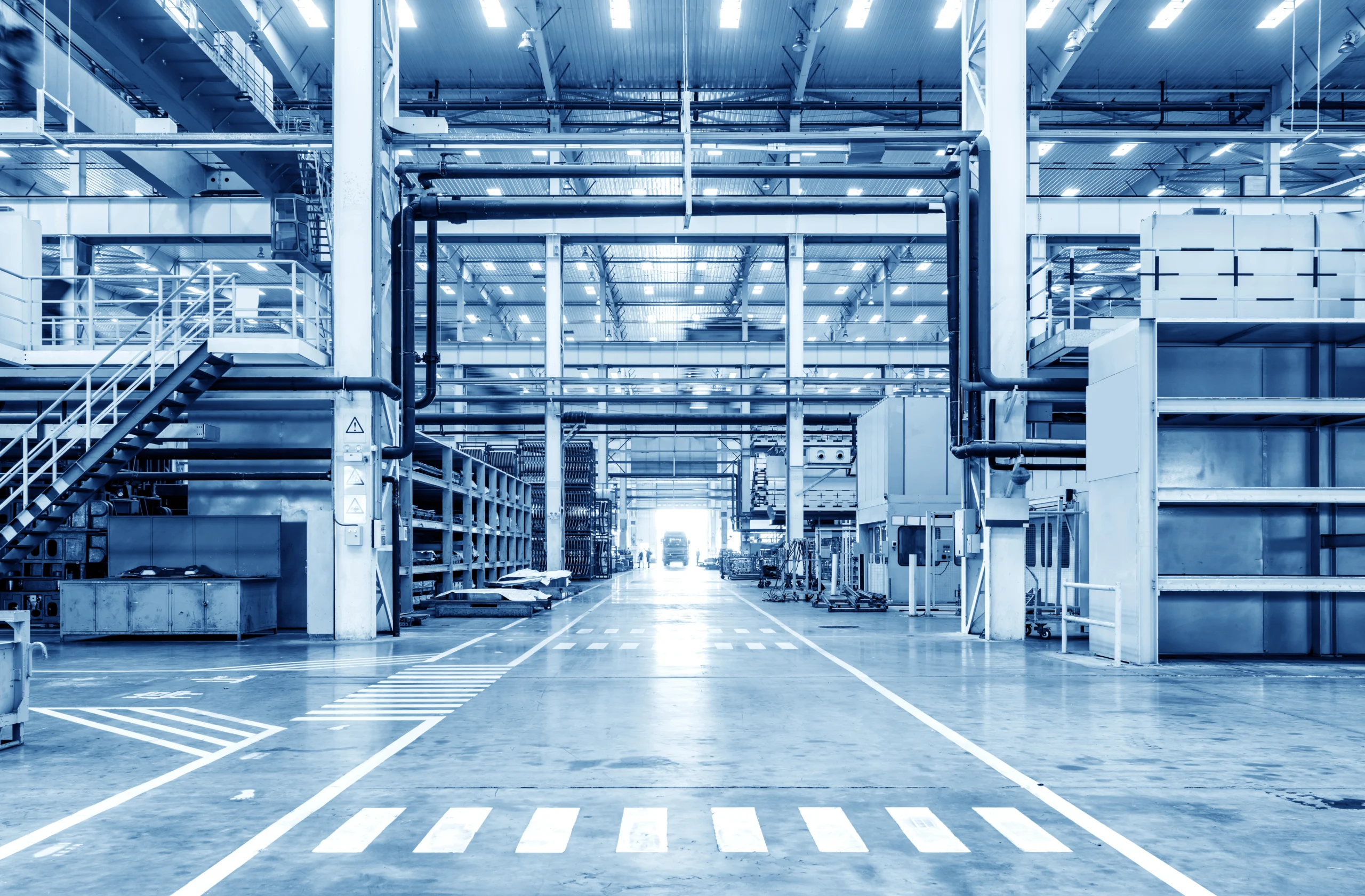 Automobile factory production workshop