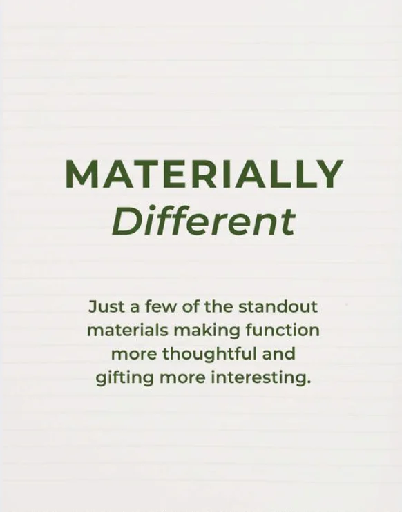 Materially Different