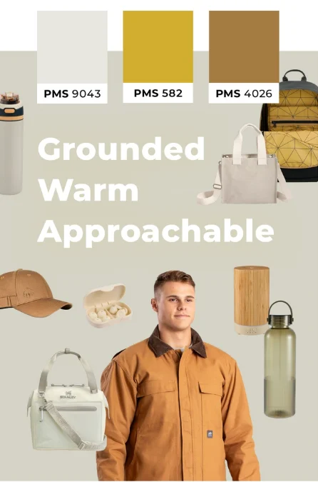 gounded warm approachable